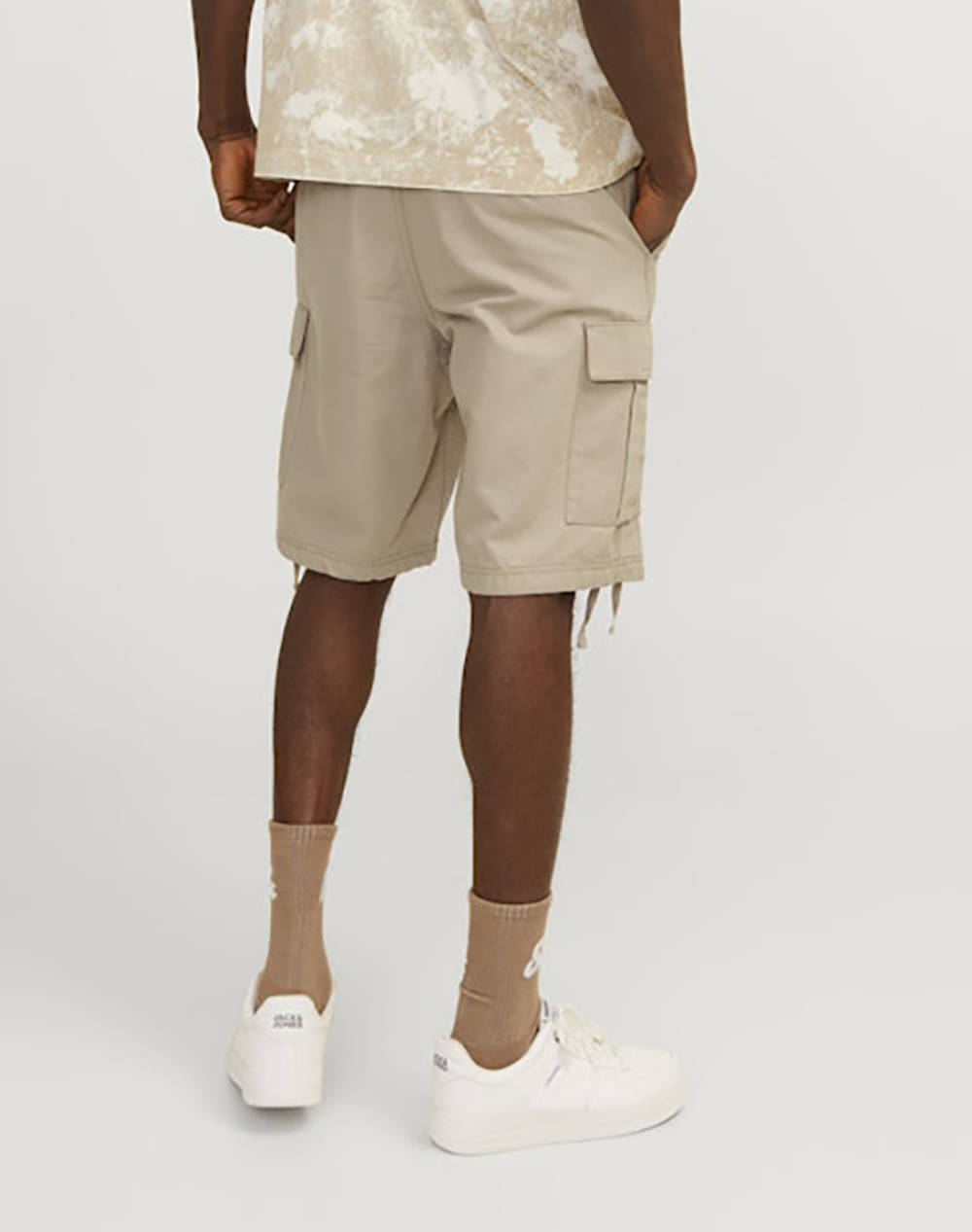 JACK&JONES JPSTCOLE BARKLEY CARGO SHORTS MID SN 12248685-Crockery Biege φωτογραφία