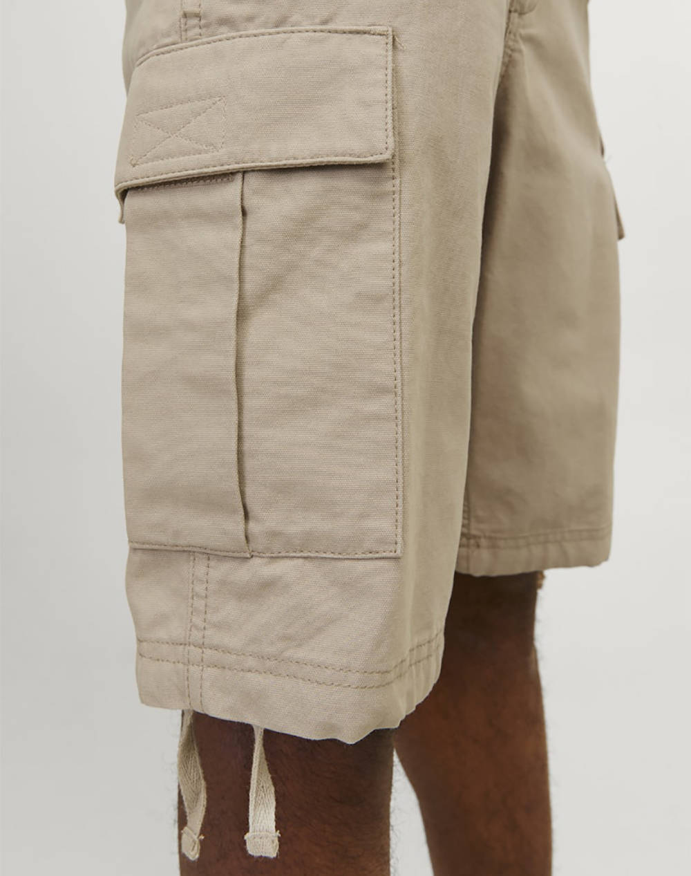 JACK&JONES JPSTCOLE BARKLEY CARGO SHORTS MID SN 12248685-Crockery Biege φωτογραφία
