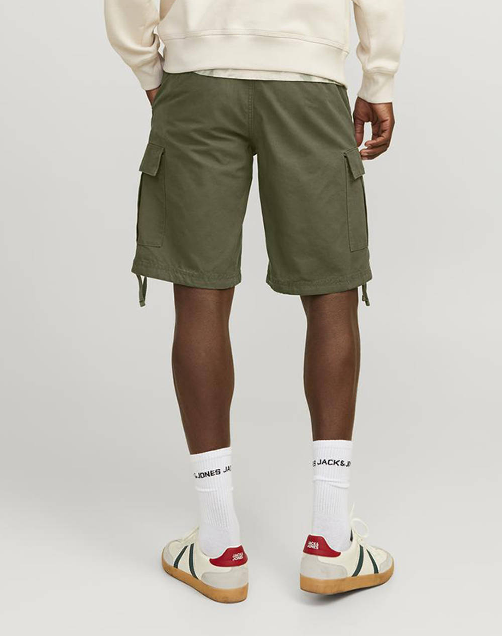 JACK&JONES JPSTCOLE BARKLEY CARGO SHORTS MID SN 12248685-OLIVE NIGHT Olive φωτογραφία