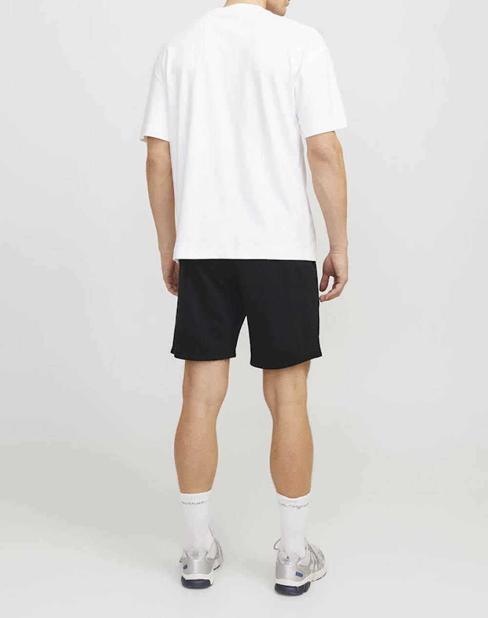 JACK&JONES JPSTGORDON STAR JJ SWEAT SHORTS SRT SN 12248831-BLACK Black φωτογραφία