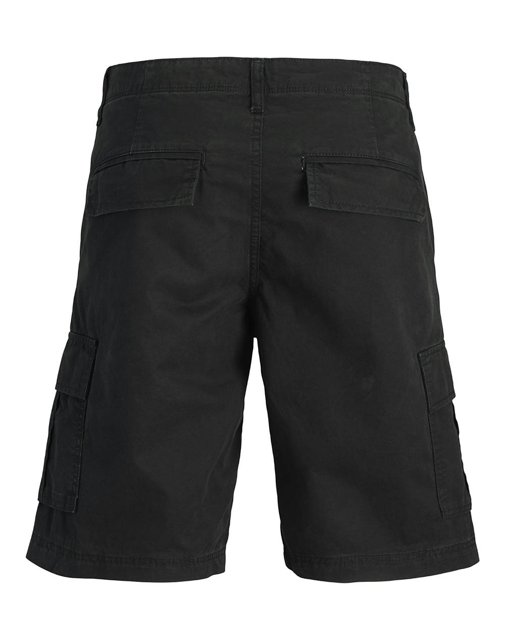 JACK&JONES JPSTCOLE MATEO CARGO SHORT MID SN 12274389-BLACK Black φωτογραφία