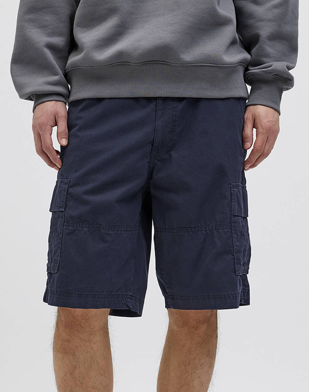 JACK&JONES JPSTCOLE MATEO CARGO SHORT MID SN 12274389-Dark Navy NavyBlue