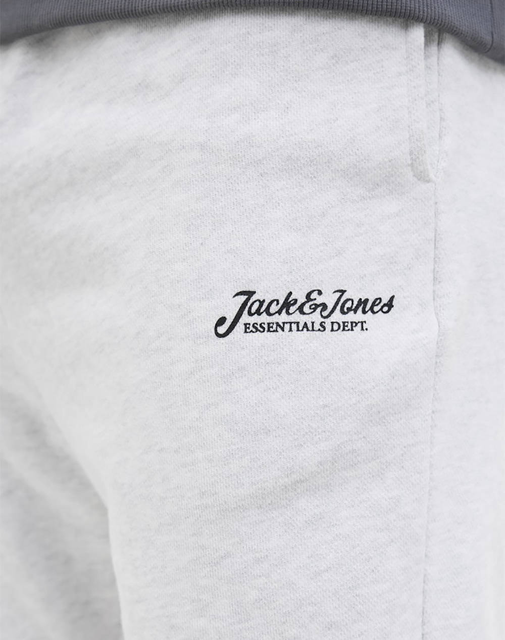 JACK&JONES JPSTGORDON BEAU SWEAT SHORTS MID 12268770-White Melange OffWhite φωτογραφία