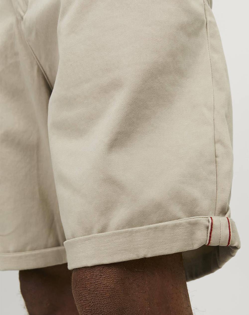 JACK&JONES JPSTBOWIE SHORTS SOLID SRT SN 12165604-Crockery Biege φωτογραφία