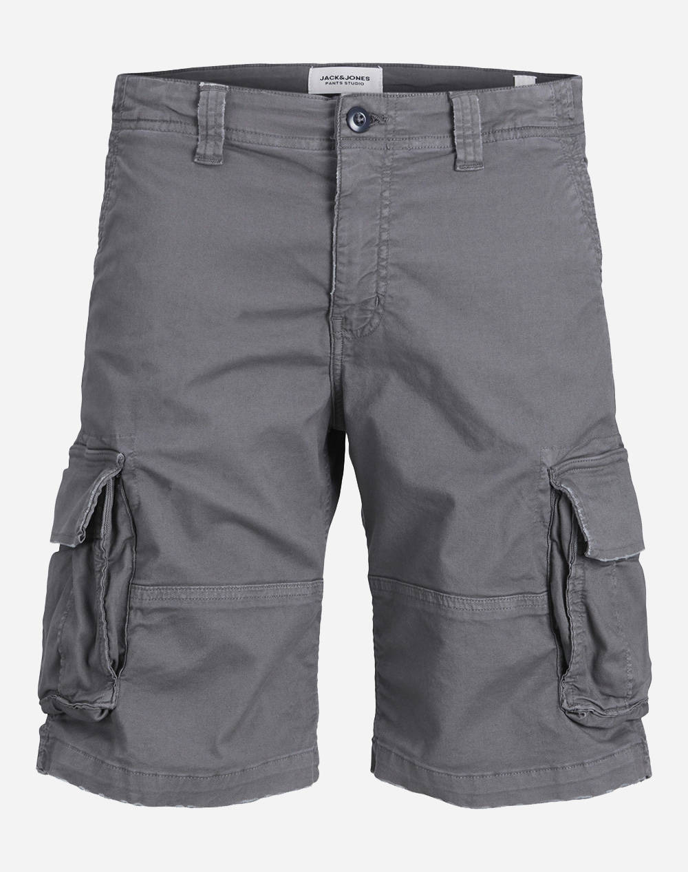 JACK&JONES JACK&JONES JPSTCOLE SEBASTIAN CARGO SHORT MID 12274211-Castlerock Gray