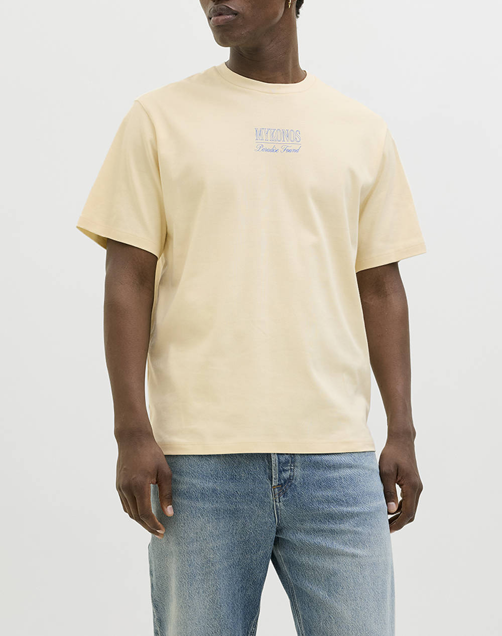 JACK&JONES JPRBLADESTINATION SS TEE 12278786-Cloud Cream Cream