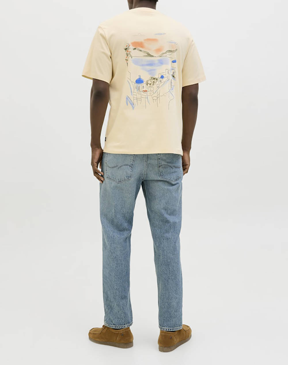 JACK&JONES JPRBLADESTINATION SS TEE 12278786-Cloud Cream Cream φωτογραφία