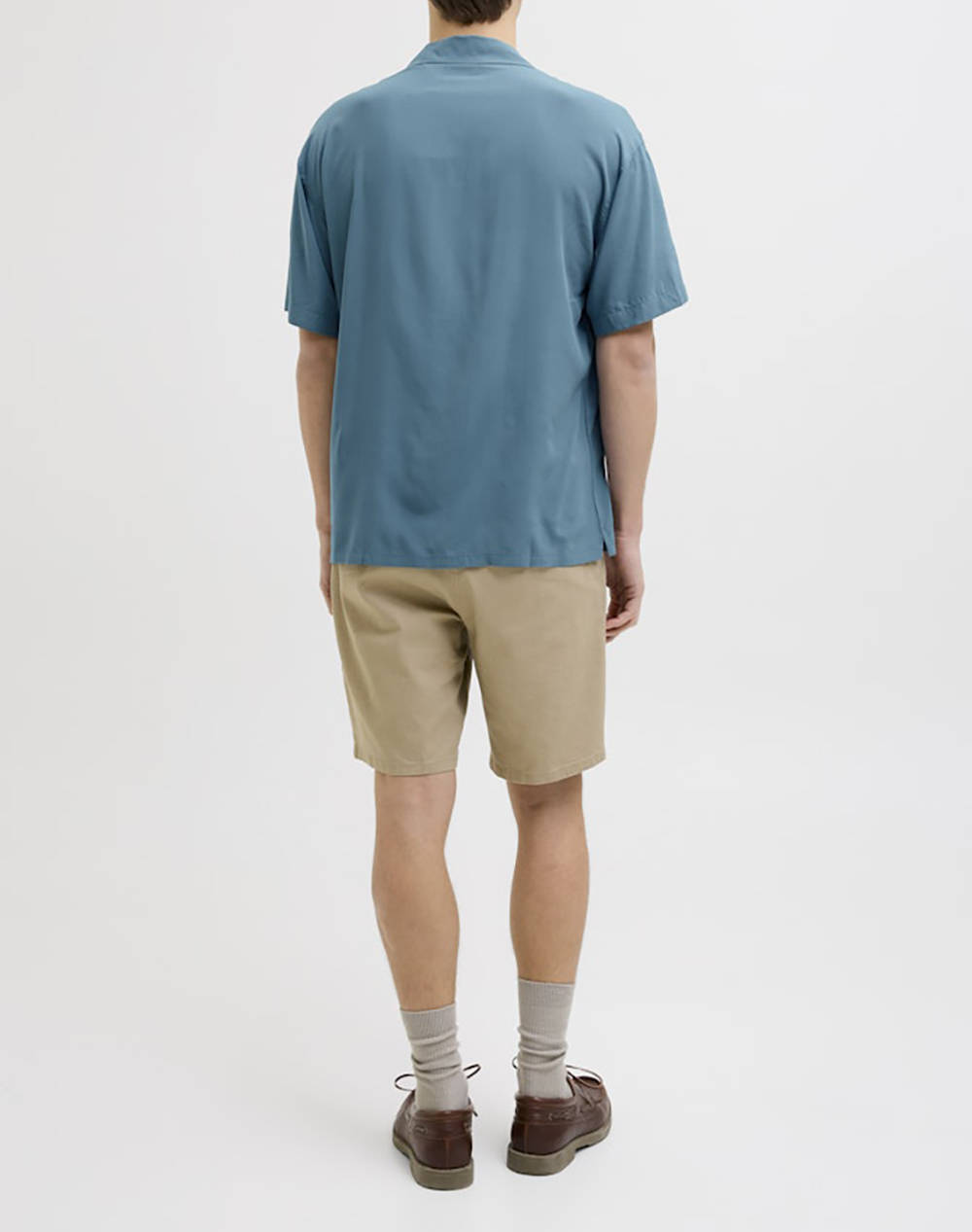 JJ REBEL JREBWATER RESORT SHIRT SS 12270267-Oceanview Petrol φωτογραφία