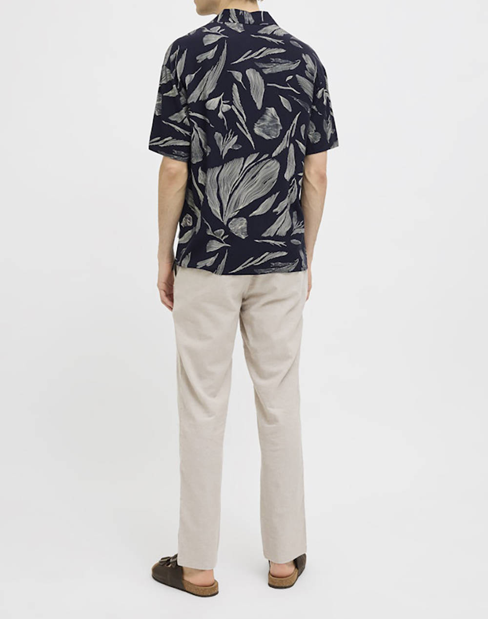 JJ REBEL JREBBERN RESORT SHIRT SS 12270270-Sky Captain DarkBlue φωτογραφία