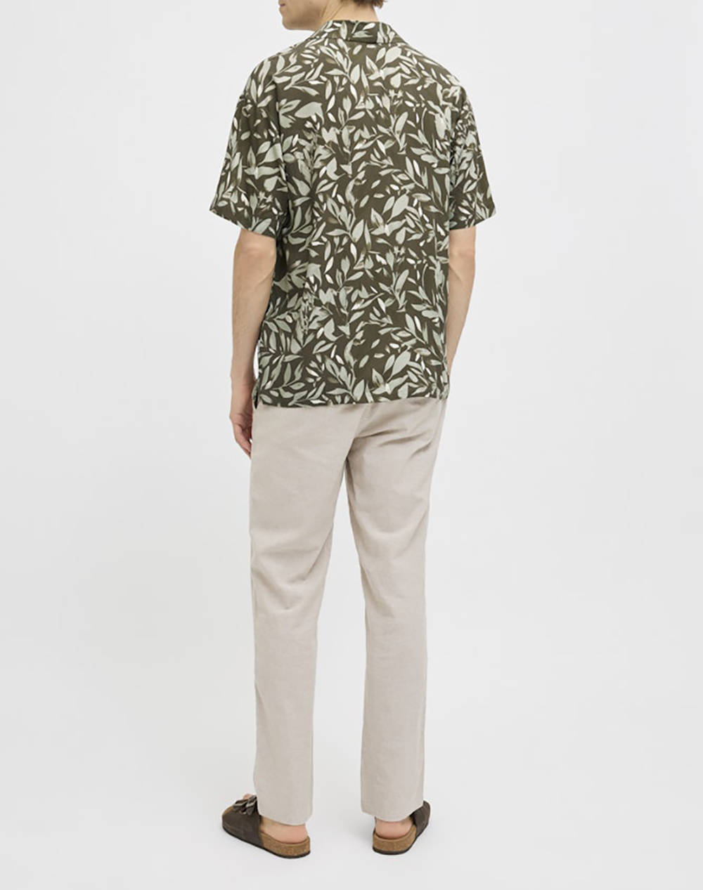 JJ REBEL JREBBERN RESORT SHIRT SS 12270270-Beetle DarkGreen φωτογραφία