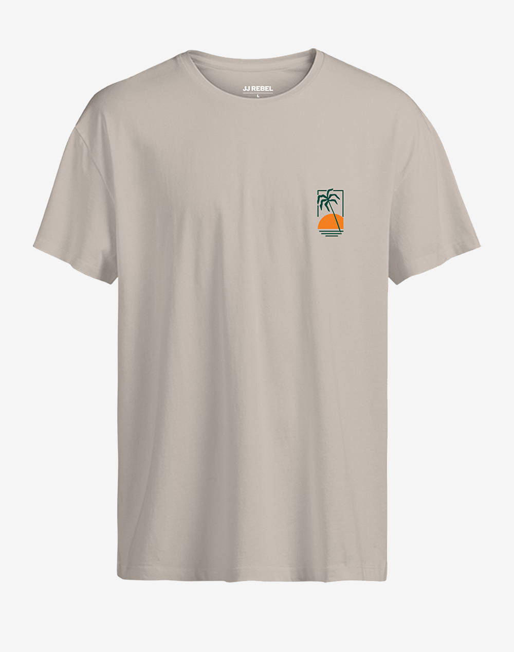 JJ REBEL JREBANTON TEE SS CREW NECK 12279639Moonbeam Cream