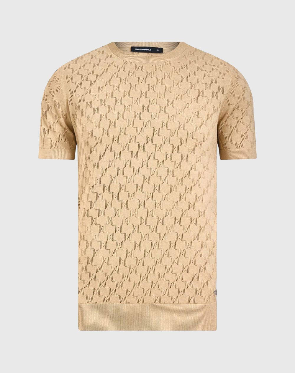 KARL LAGERFELD KNIT CREWNECK 1/2 655003-552301-410 Biege