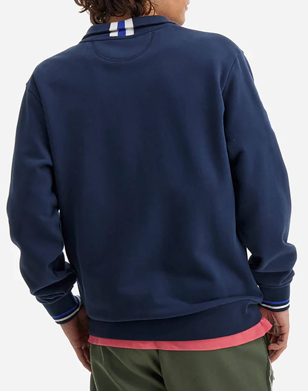 LA MARTINA ΖΑΚΕΤΑ ΦΟΥΤΕΡ ΜΜ MAN FLEECE DIAGONAL FRENCH TER 3LMMAF300-07017 NavyBlue φωτογραφία