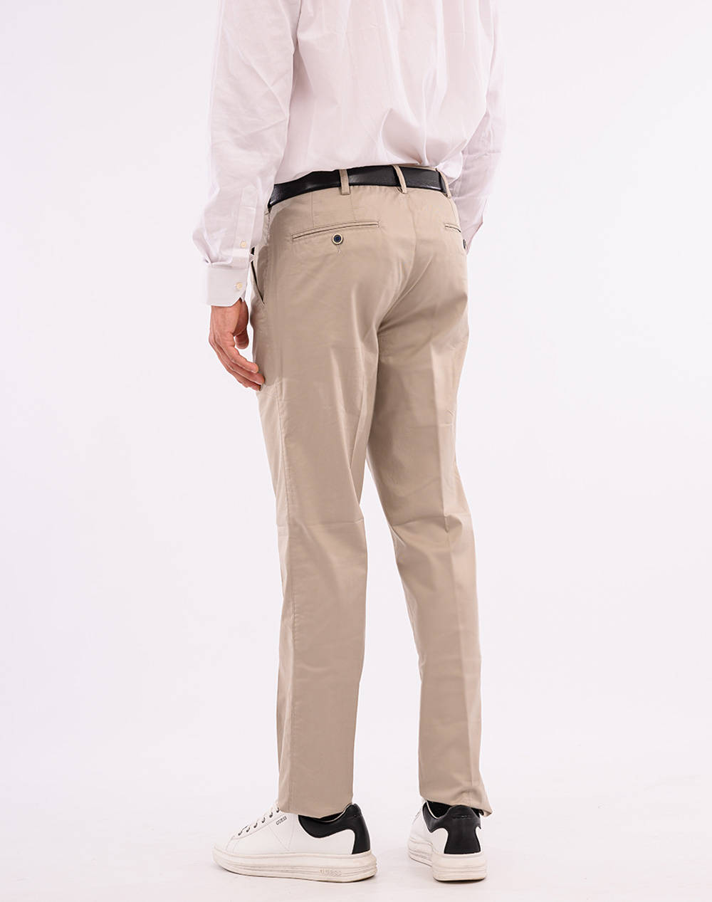 LEXTON ΠΑΝΤΕΛΟΝΙ 09.35.DOBBY CHINO-STONE Ecru φωτογραφία