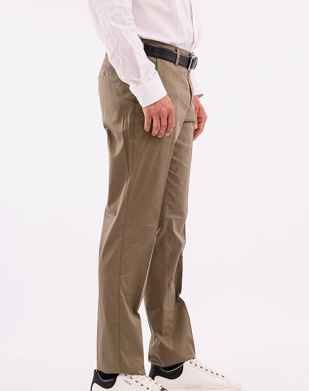 LEXTON ΠΑΝΤΕΛΟΝΙ 09.35.DOBBY CHINO-KHAKI Khaki φωτογραφία