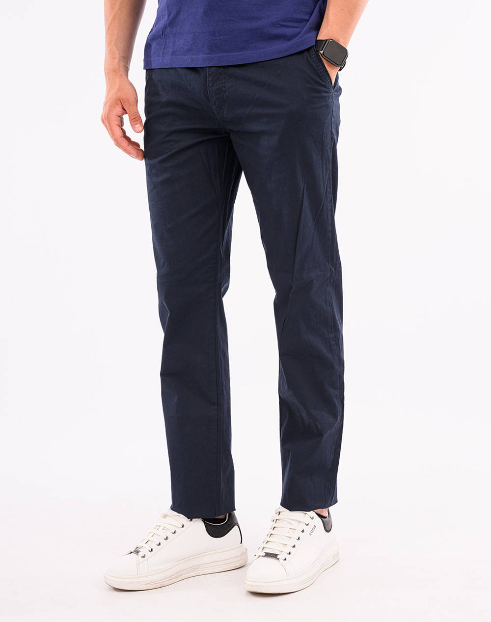 LEXTON ΠΑΝΤΕΛΟΝΙ 09.35.CANETTATO PANTS-BLUE DarkBlue