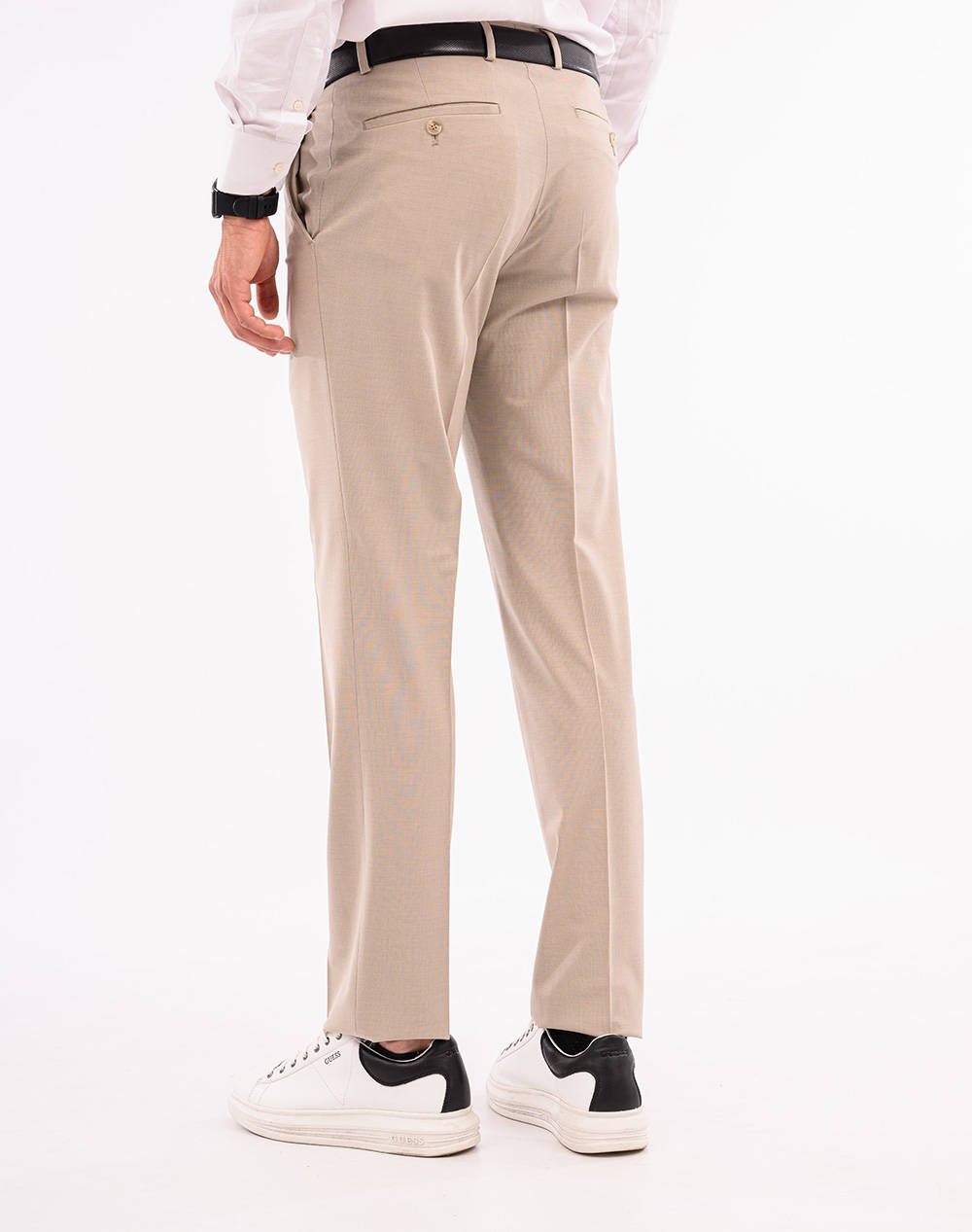 LEXTON ΠΑΝΤΕΛΟΝΙ 09.35.WOOL MIX REG PANTS-BEIGE Biege φωτογραφία