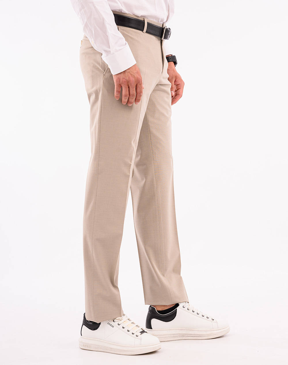 LEXTON ΠΑΝΤΕΛΟΝΙ 09.35.WOOL MIX REG PANTS-BEIGE Biege φωτογραφία