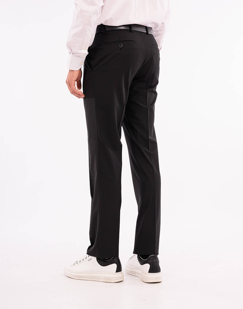 LEXTON ΠΑΝΤΕΛΟΝΙ 09.35.WOOL MIX REG PANTS-BLACK Black φωτογραφία