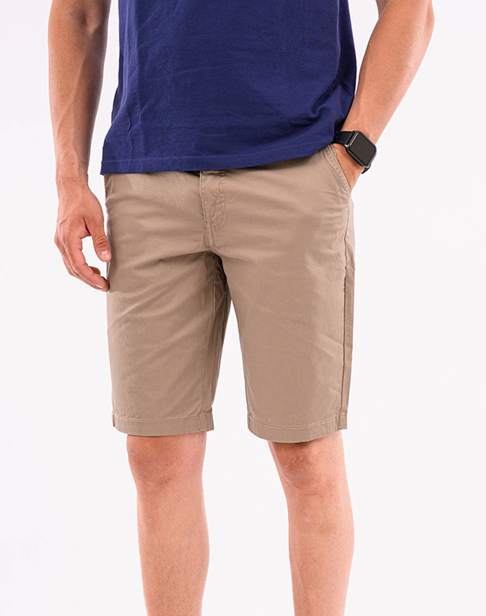 LEXTON ΒΕΡΜΟΥΔΑ 10.35.CANETTATO SHORTS-CAMMELO Camel