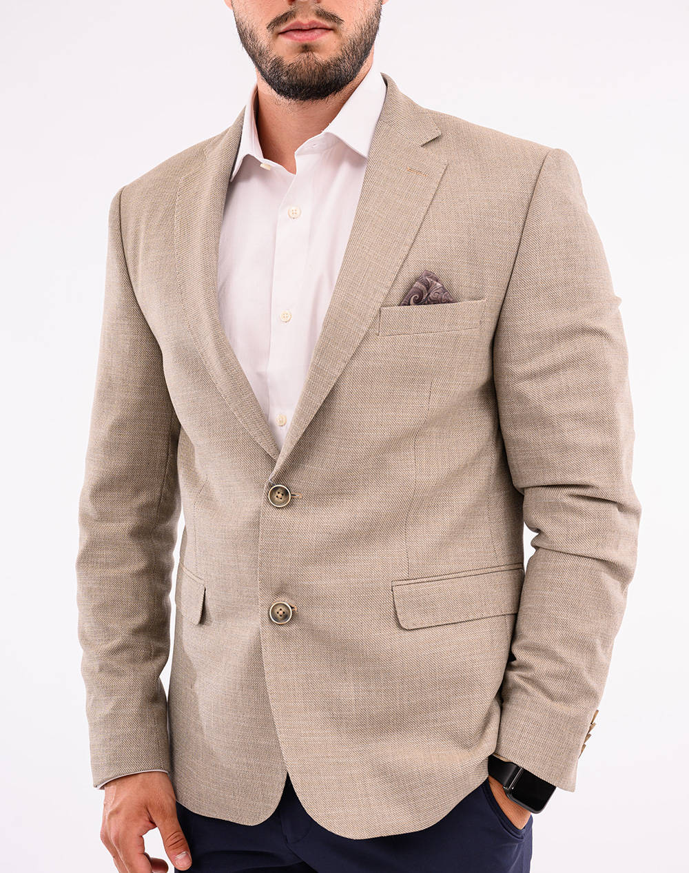 LEXTON LEXTON ΣΑΚΑΚΙ 08.35.FRESCO BLAZER-BEIGE Biege