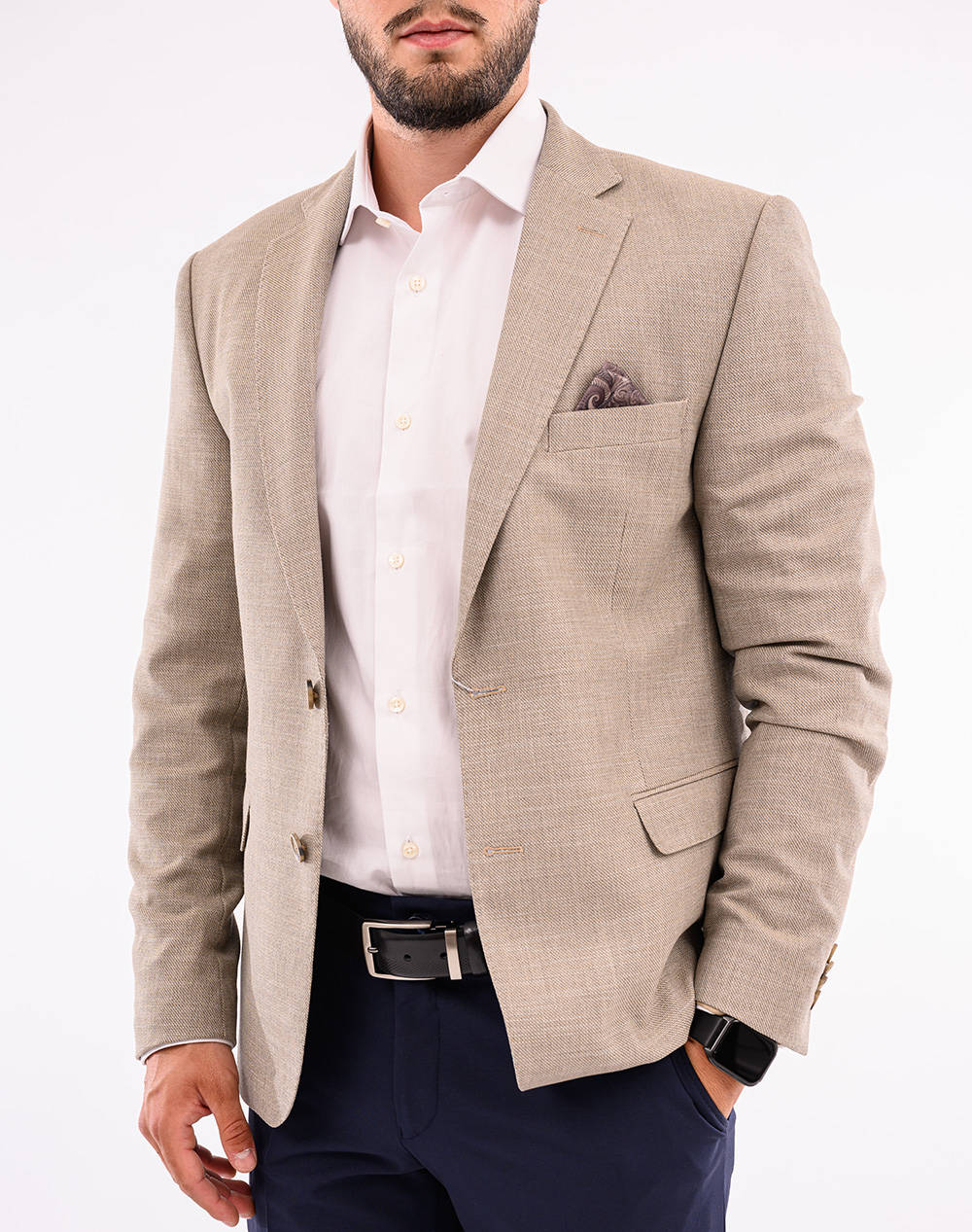 LEXTON ΣΑΚΑΚΙ 08.35.FRESCO BLAZER-BEIGE Biege φωτογραφία