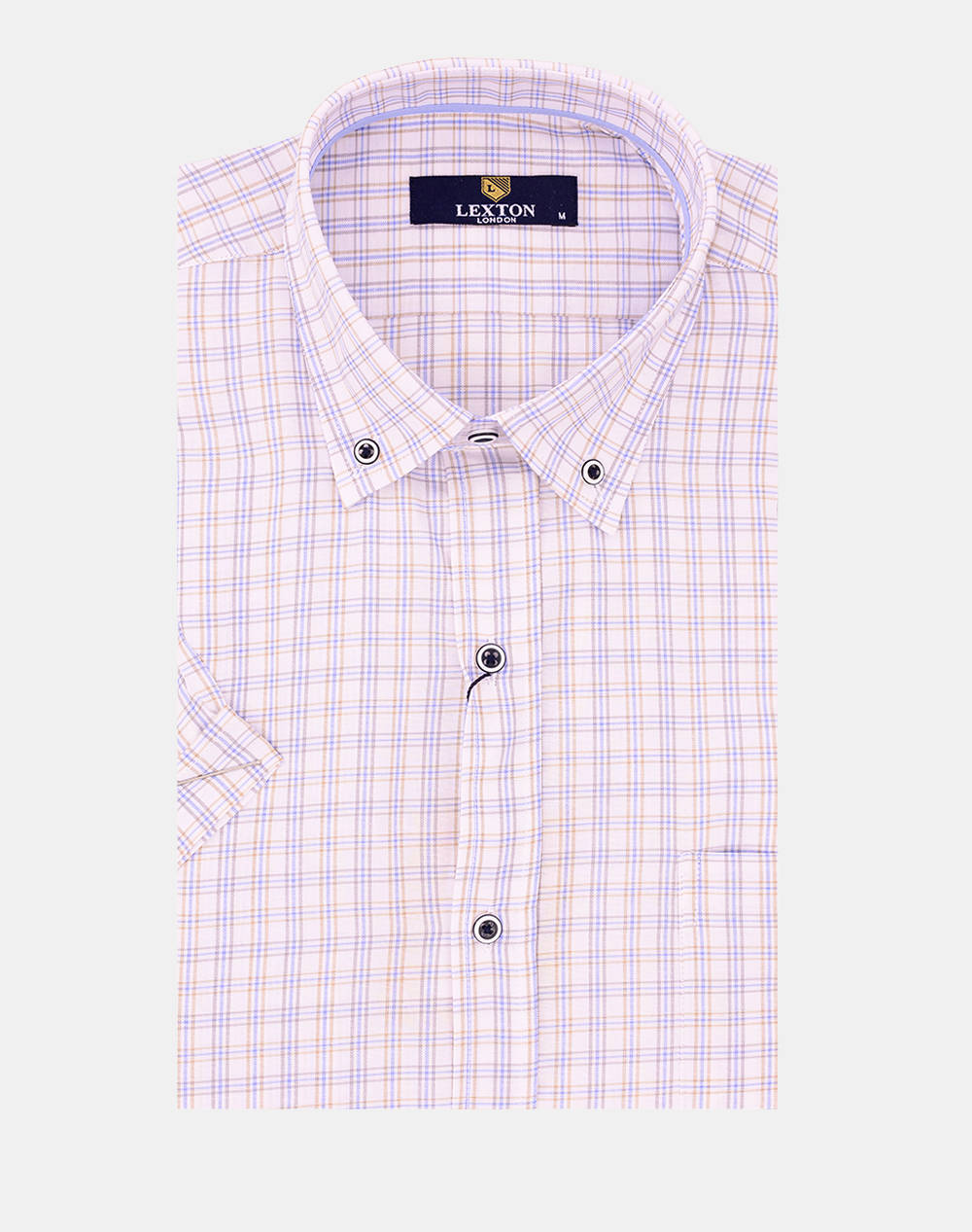 LEXTON LEXTON ΠΟΥΚΑΜΙΣΟ Κ/Μ 12.35.LAVALSHORT SLEEVES-L. BLUE LightBlue