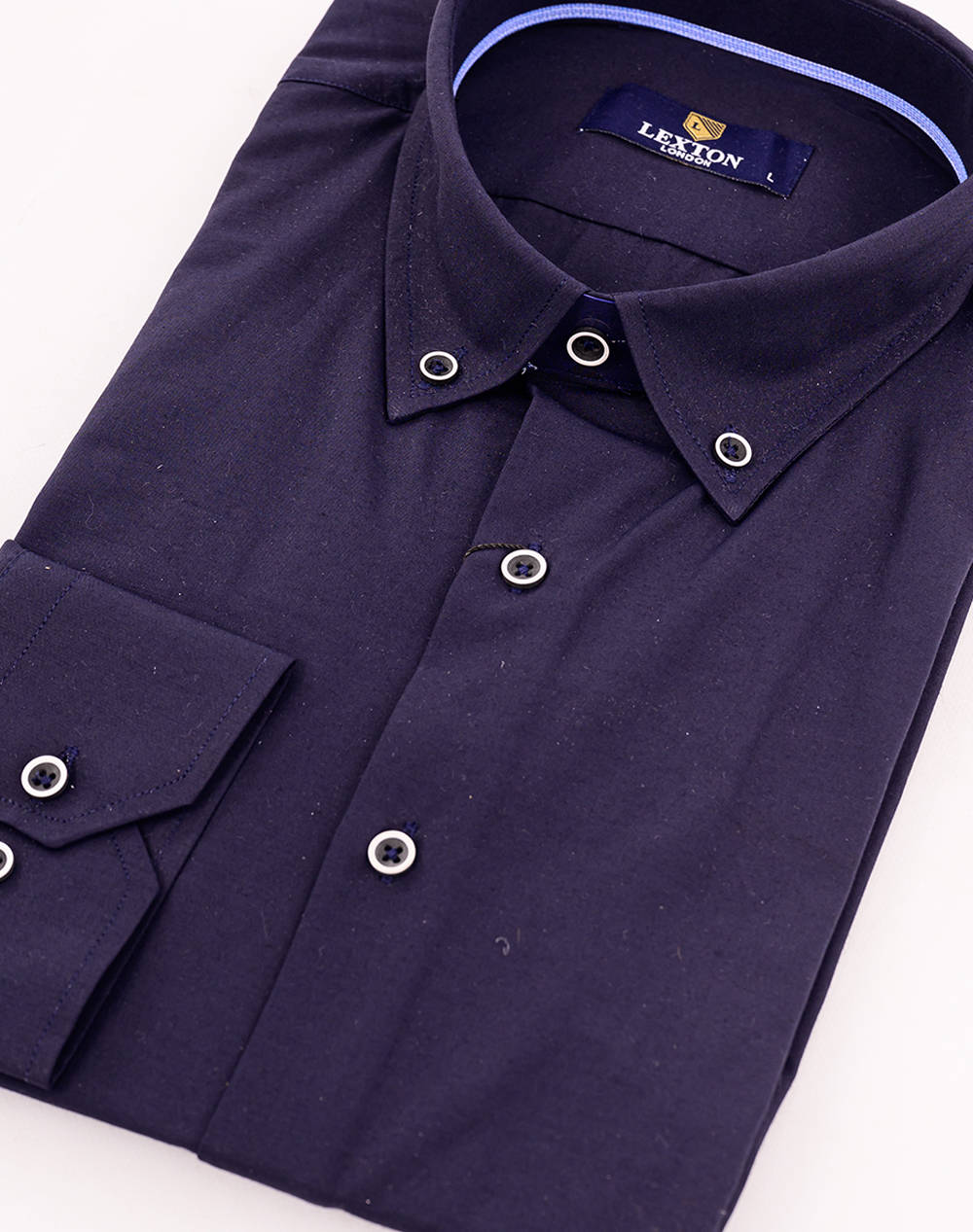 LEXTON ΠΟΥΚΑΜΙΣΟ M/Μ 11.35.ORLEANS POPLIN-NAVY NavyBlue φωτογραφία