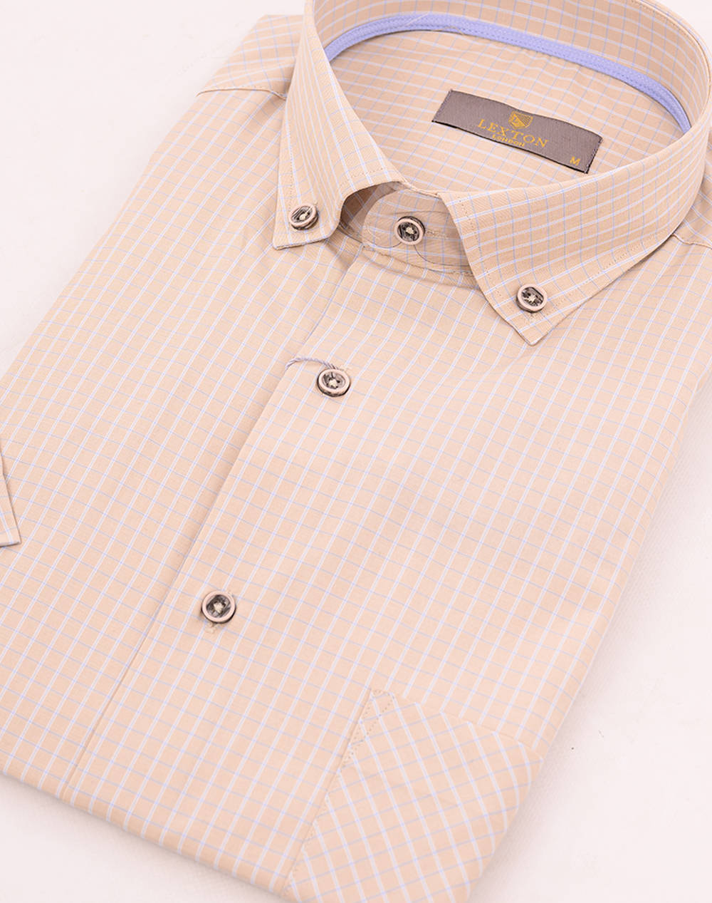 LEXTON ΠΟΥΚΑΜΙΣΟ K/Μ 12.35.BOLTON S/S-YELLOW Yellow φωτογραφία
