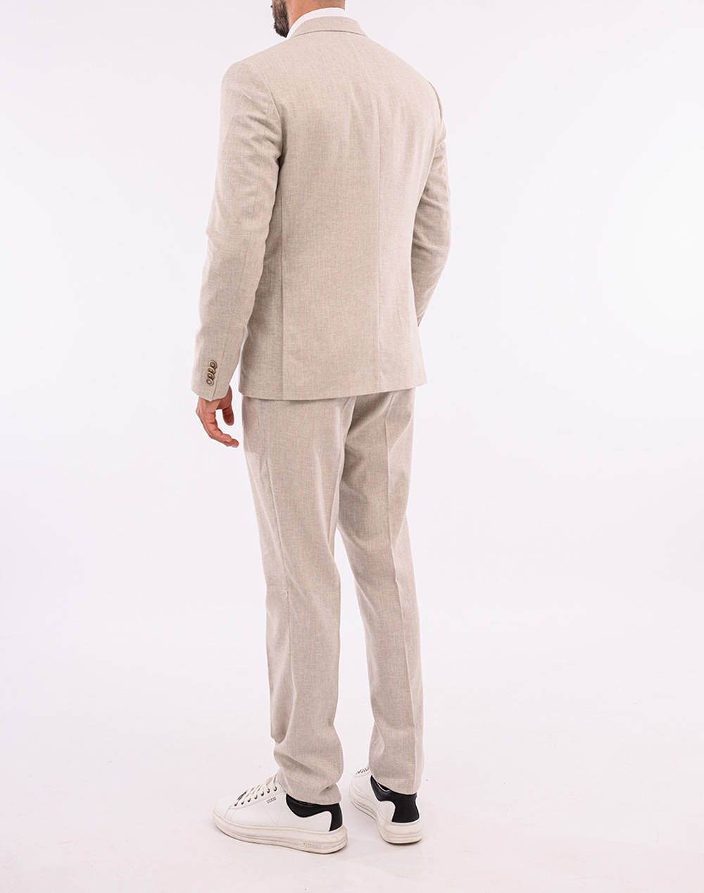 LEXTON KΟΥΣΤΟΥΜΙ 06.35.MIX LINEN SUIT-BEIGE Biege φωτογραφία