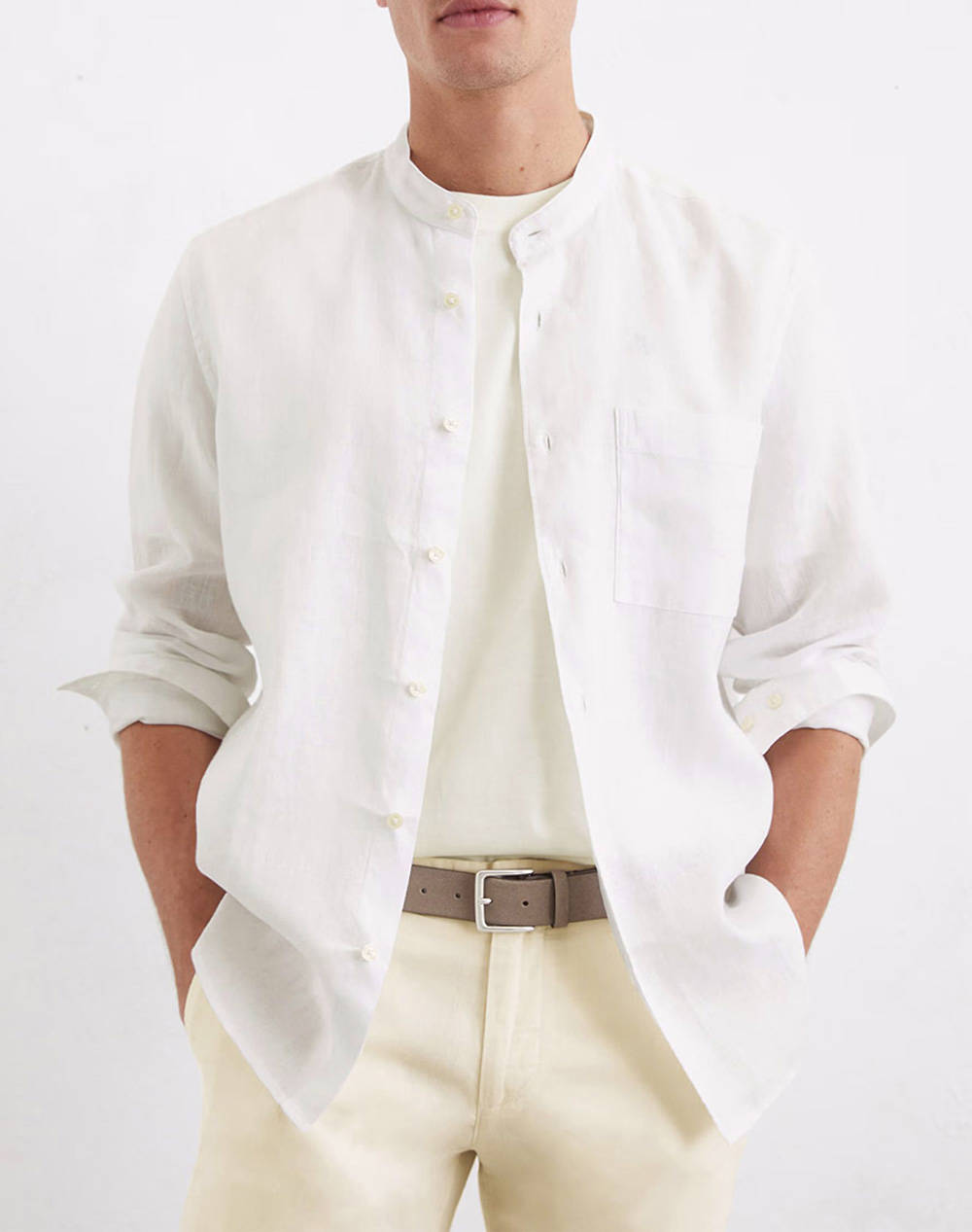 MARC O''POLO MARC O''POLO ΠΟΥΚΑΜΙΣΟ M/M M23742842320-MP100 White