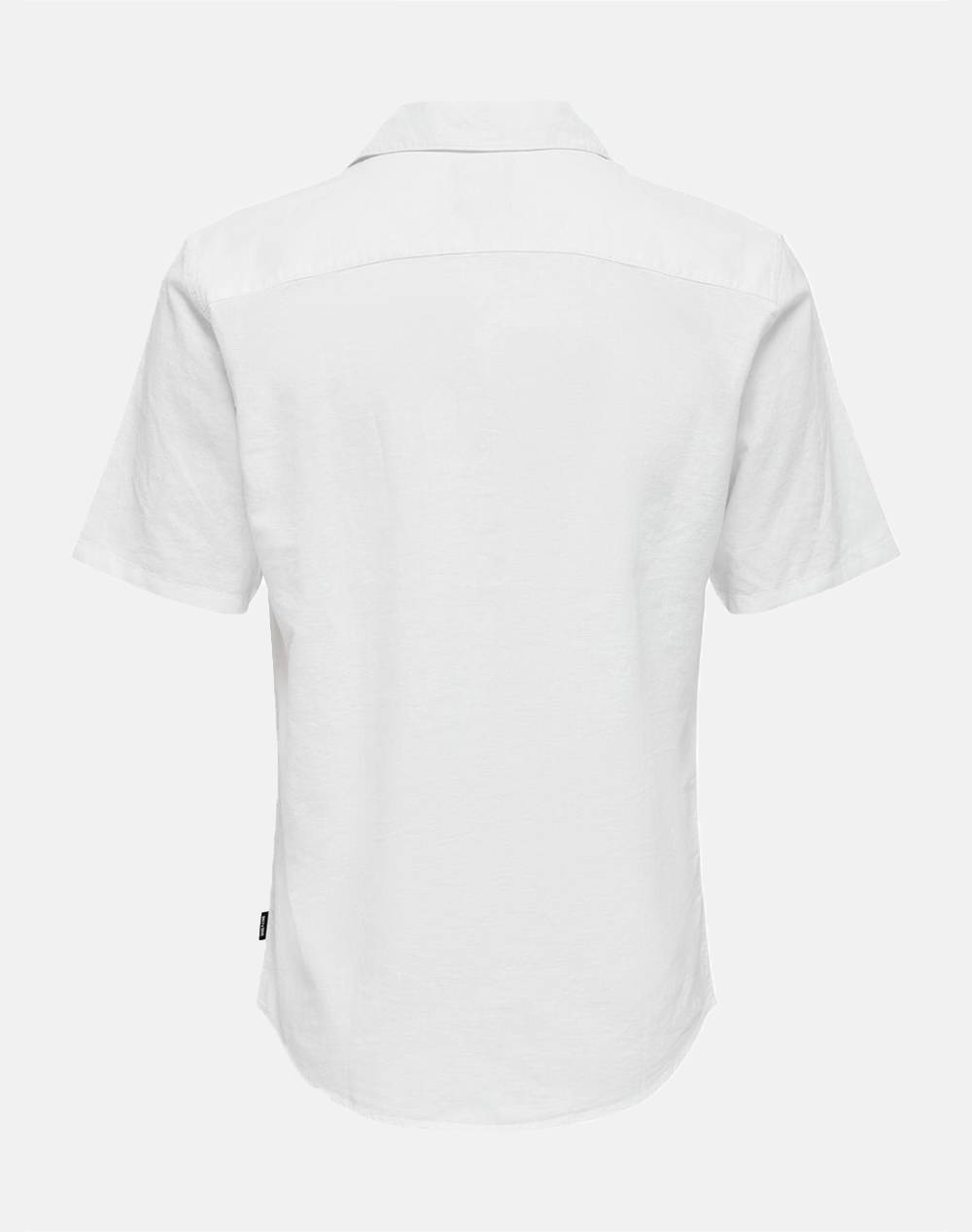 ONLY&SONS ONSCAIDEN LIFE SS SOLID RESORT LINENNOOS 22025116-WHITE White φωτογραφία