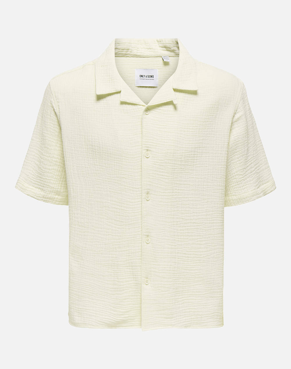 ONLY&SONS ONSKYLE 0158 SS SHIRT NOOS 22029217-Egret Ecru