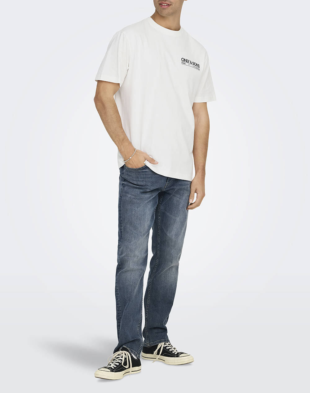 ONLY&SONS ONSKAZBAH PRINT RLX SS TEE 22033751-Cloud DancerKAZBAHCLOUD OffWhite φωτογραφία