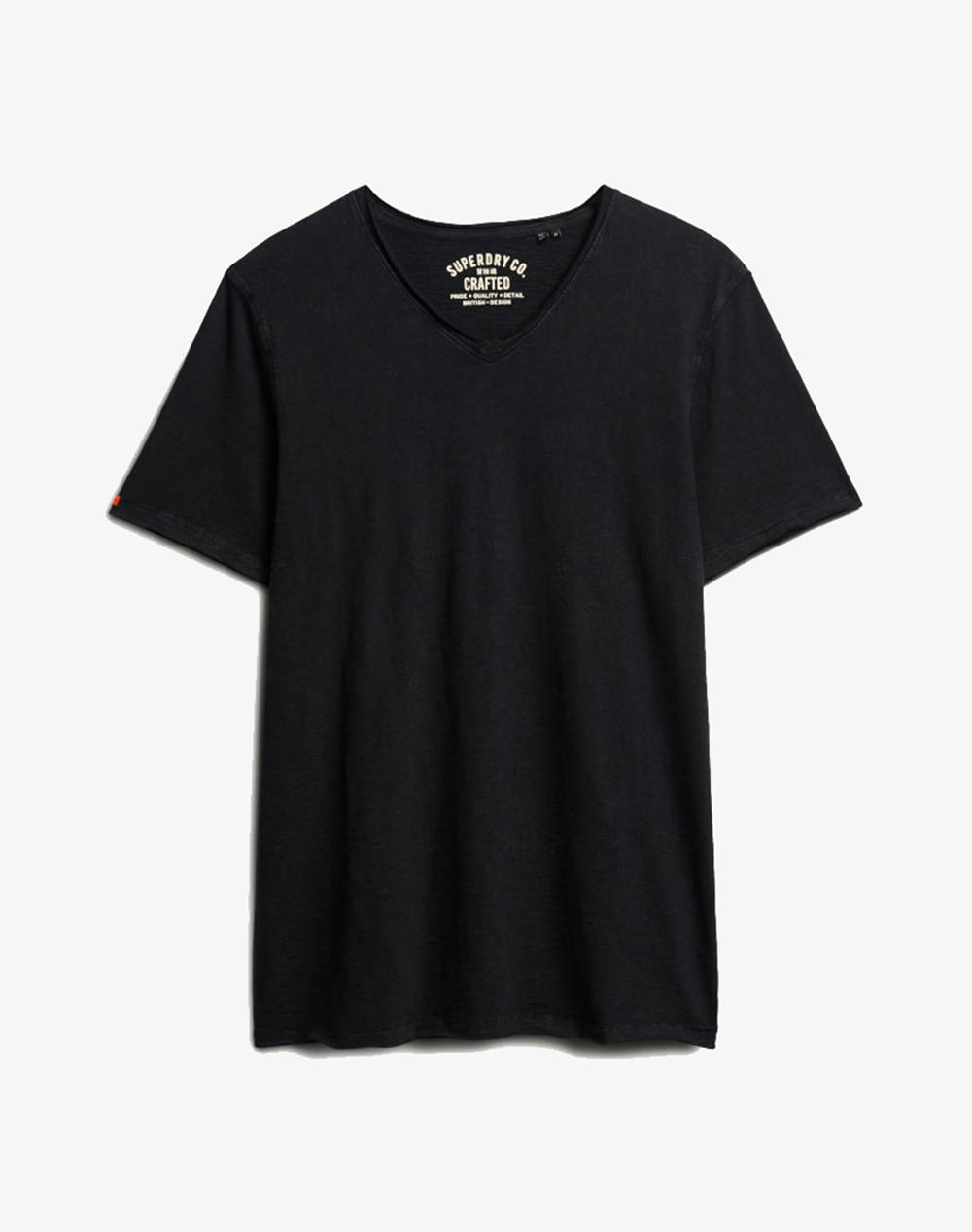 SUPERDRY D3 STUD RAW EDGE SLUB V T SHIRT ΜΠΛΟΥΖΑ ΑΝΔΡΙΚΟ