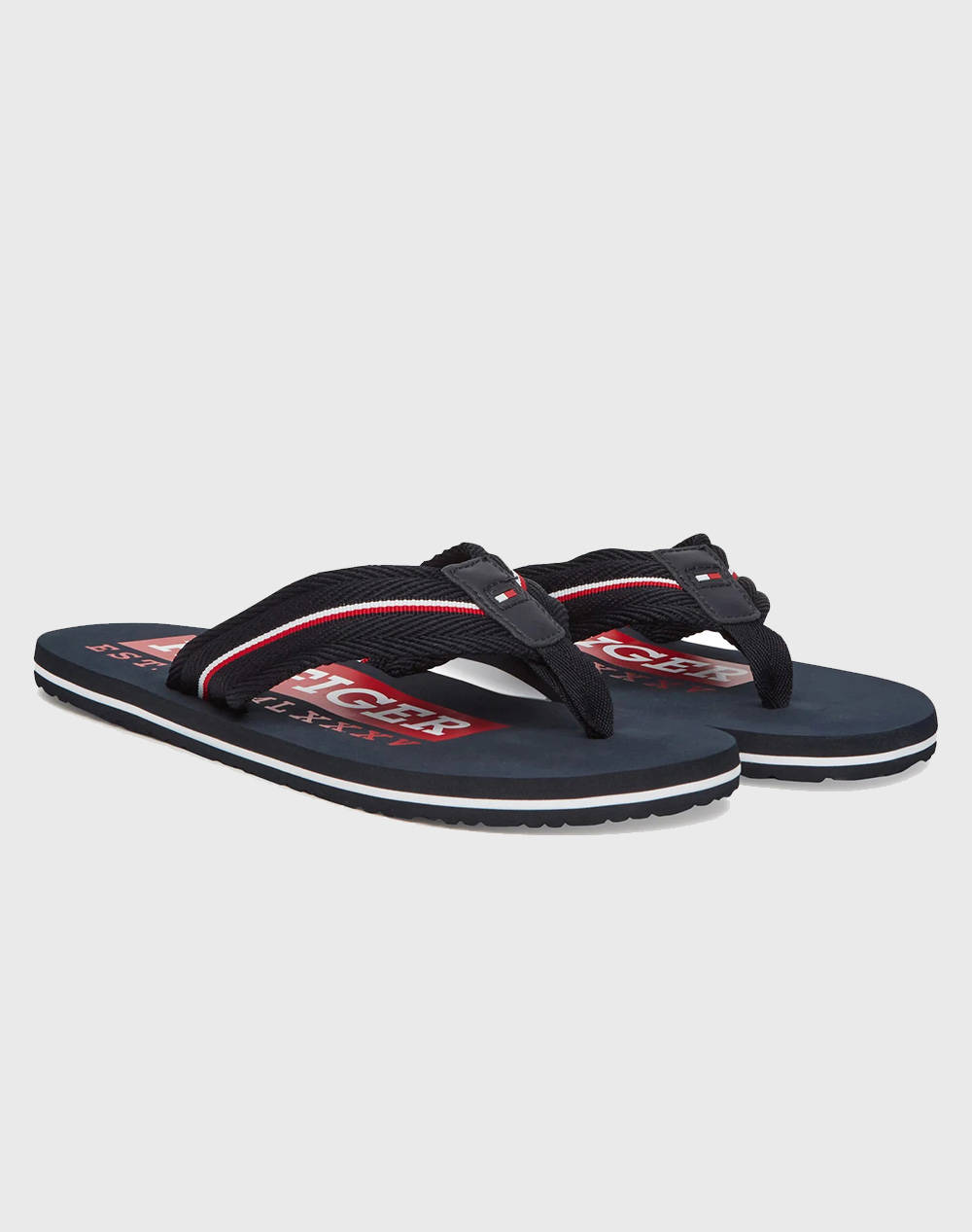 TOMMY HILFIGER CORPORATE HILFIGER BEACH SANDAL FM0FM05436-DW5 DarkBlue φωτογραφία