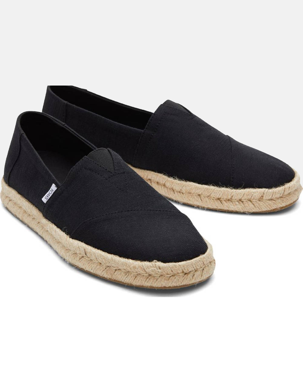 TOMS BLK RCLD CTN SLB WVN MN ALPROP ESP 10019875-BLACK Black φωτογραφία