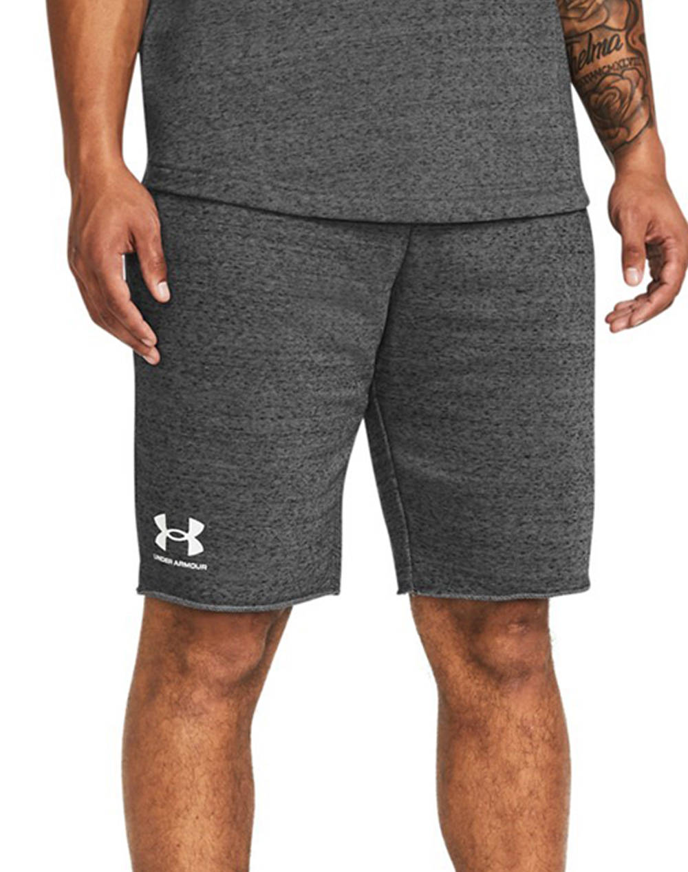 UNDER ARMOUR UNDER ARMOUR UA RIVAL TERRY SHORT 1361631-025 DarkGray