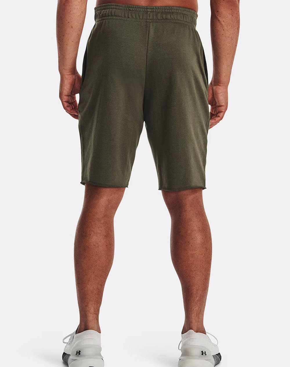 UNDER ARMOUR UA RIVAL TERRY SHORT 1361631-390 DarkGreen φωτογραφία