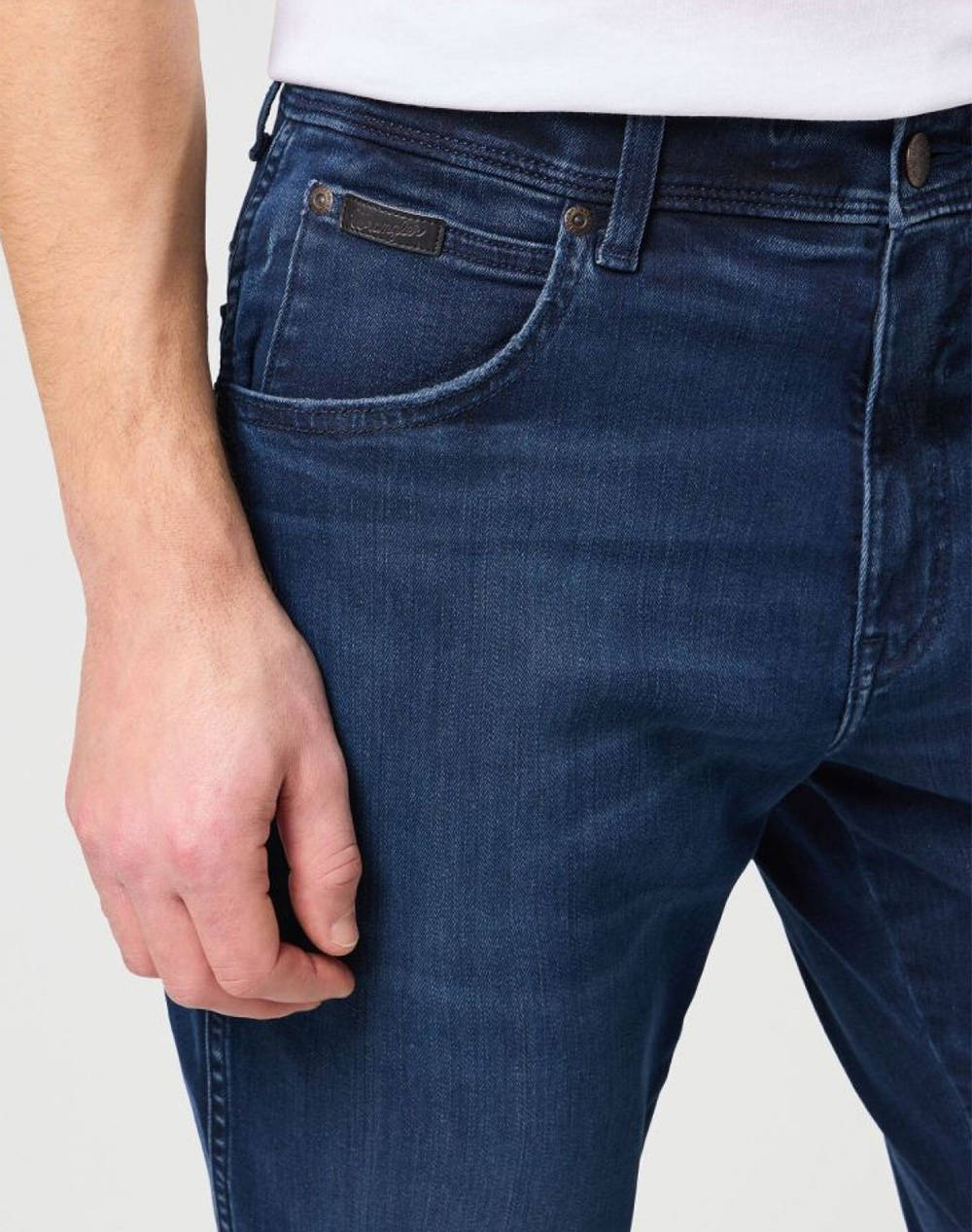 WRANGLER TEXAS 112341387- ARM STRONG DenimDarkBlue φωτογραφία