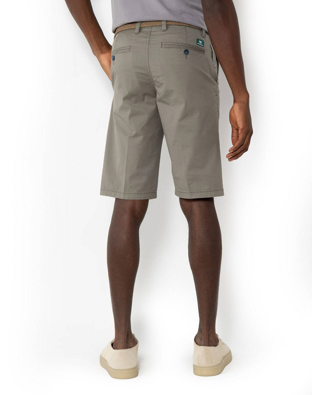 THE BOSTONIANS ΒΕΡΜΟΥΔΑ CHINOS TWILL 3EN0565T596-LIGHT Gray φωτογραφία
