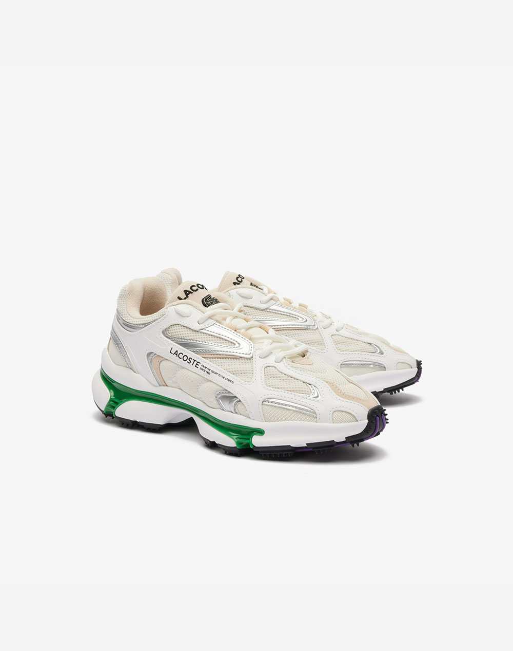 LACOSTE ΠΑΠΟΥΤΣΙΑ ΑΝΤΡΙΚΑ L003 2K24 124 1 SMA 37-47SMA0013082-0000 OffWhite φωτογραφία