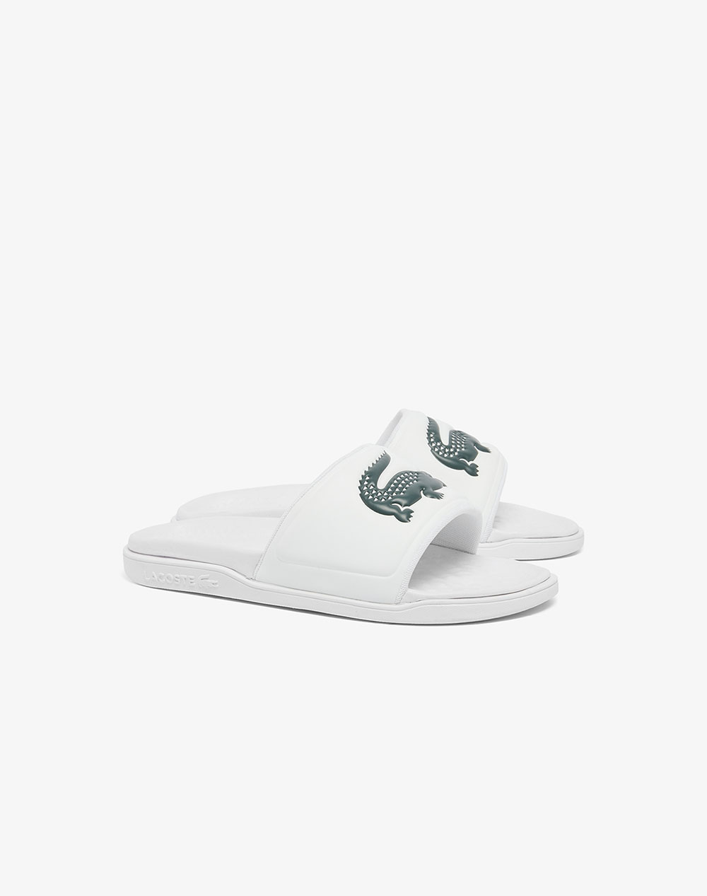 LACOSTE ΠΑΠΟΥΤΣΙΑ ΑΝΤΡΙΚΑ SERVE SLIDE DUAL 1253 37-49CMA00381R5-0000 White φωτογραφία