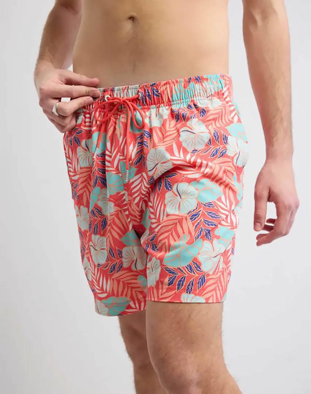 NAUTICA NAUTICA ΜΑΓΙΩ 6 FULL ELASTIC BRIGHT TROP/MESH LINER 3NCT55906-8RS Coral