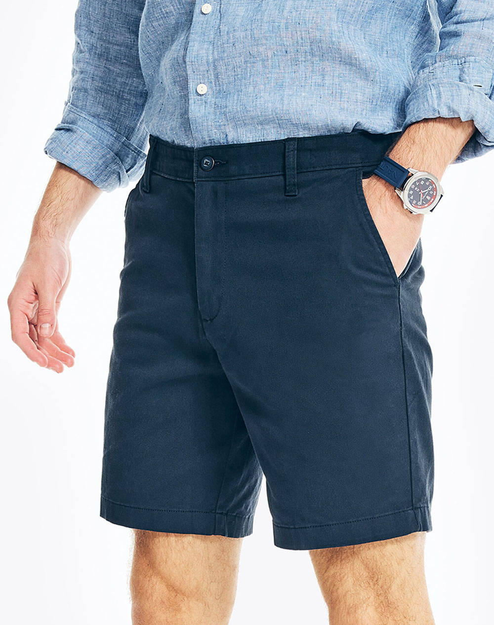 NAUTICA NAUTICA ΒΕΡΜΟΥΔΑ CLASSIC FF DECK SHORT 3NCB81002-4TN/Z7F NavyBlue