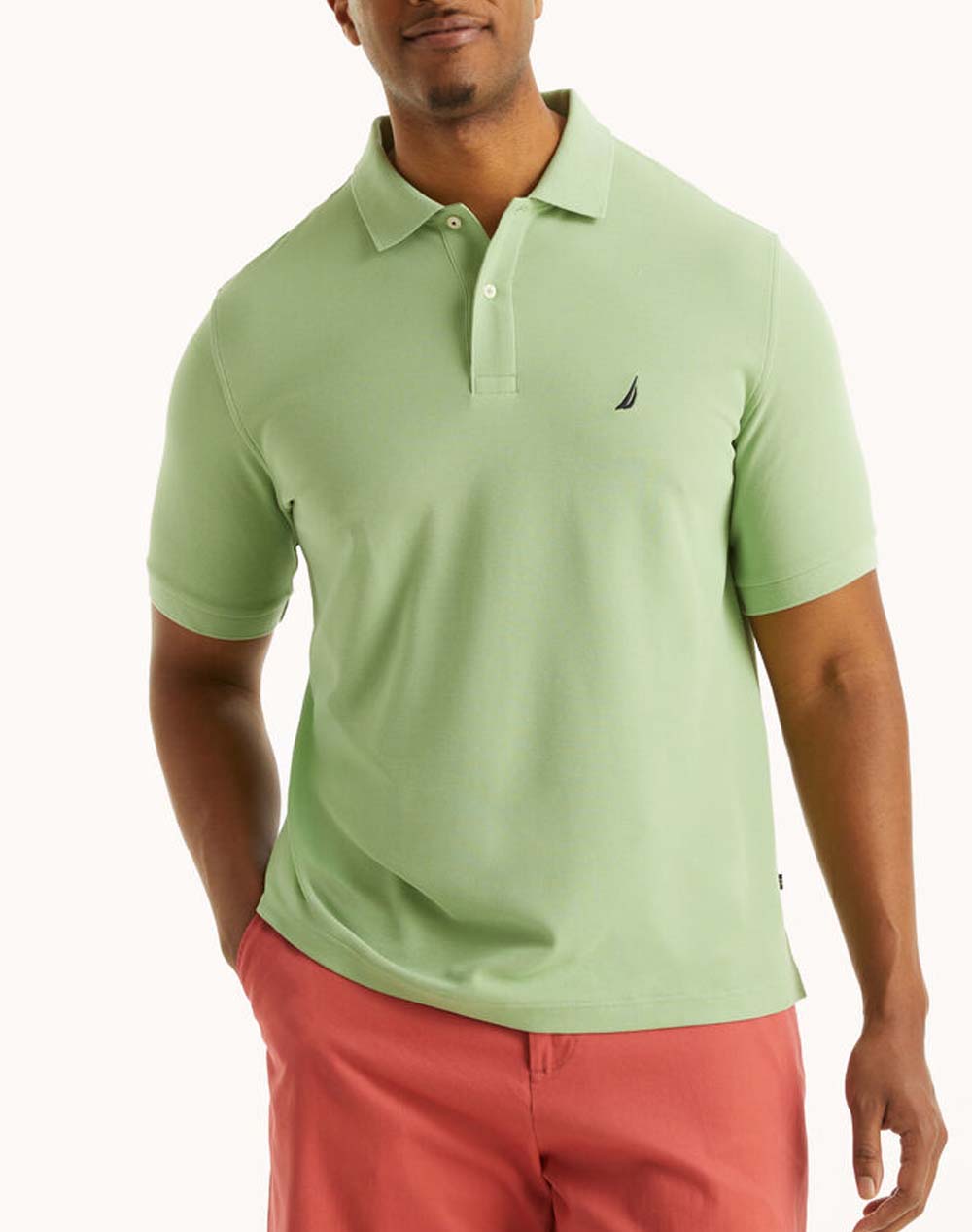 NAUTICA NAUTICA ΜΠΛΟΥΖΑ ΠΟΛΟ ΚΜ SS FCA CLASSIC FIT DECK POLO_SUSTAINABLE 3NCZ55000-3FZ LightGreen