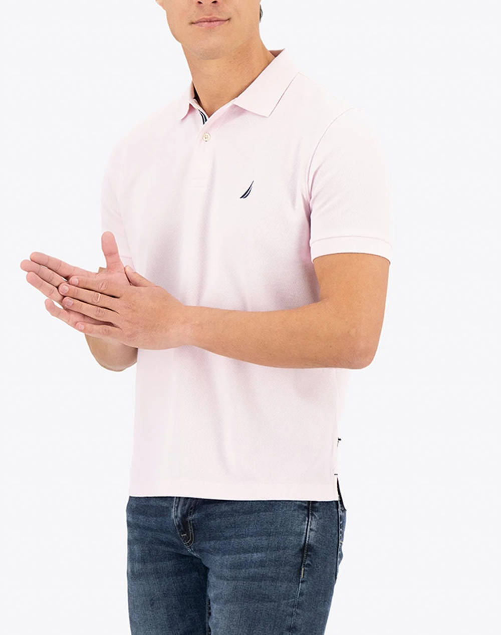 NAUTICA ΜΠΛΟΥΖΑ POLO ΚΜ SS FCA CLASSIC FIT DECK POLO 3NCK17000-64D LightPink φωτογραφία