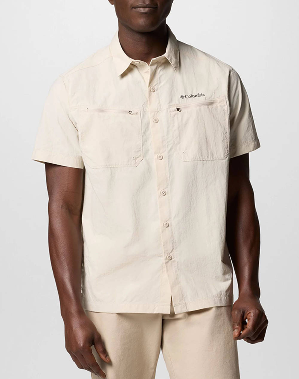 COLUMBIA COLUMBIA Ανδρικό Πουκάμισο Mountaindale™ SS Shirt CD33-2121501-278 Ecru