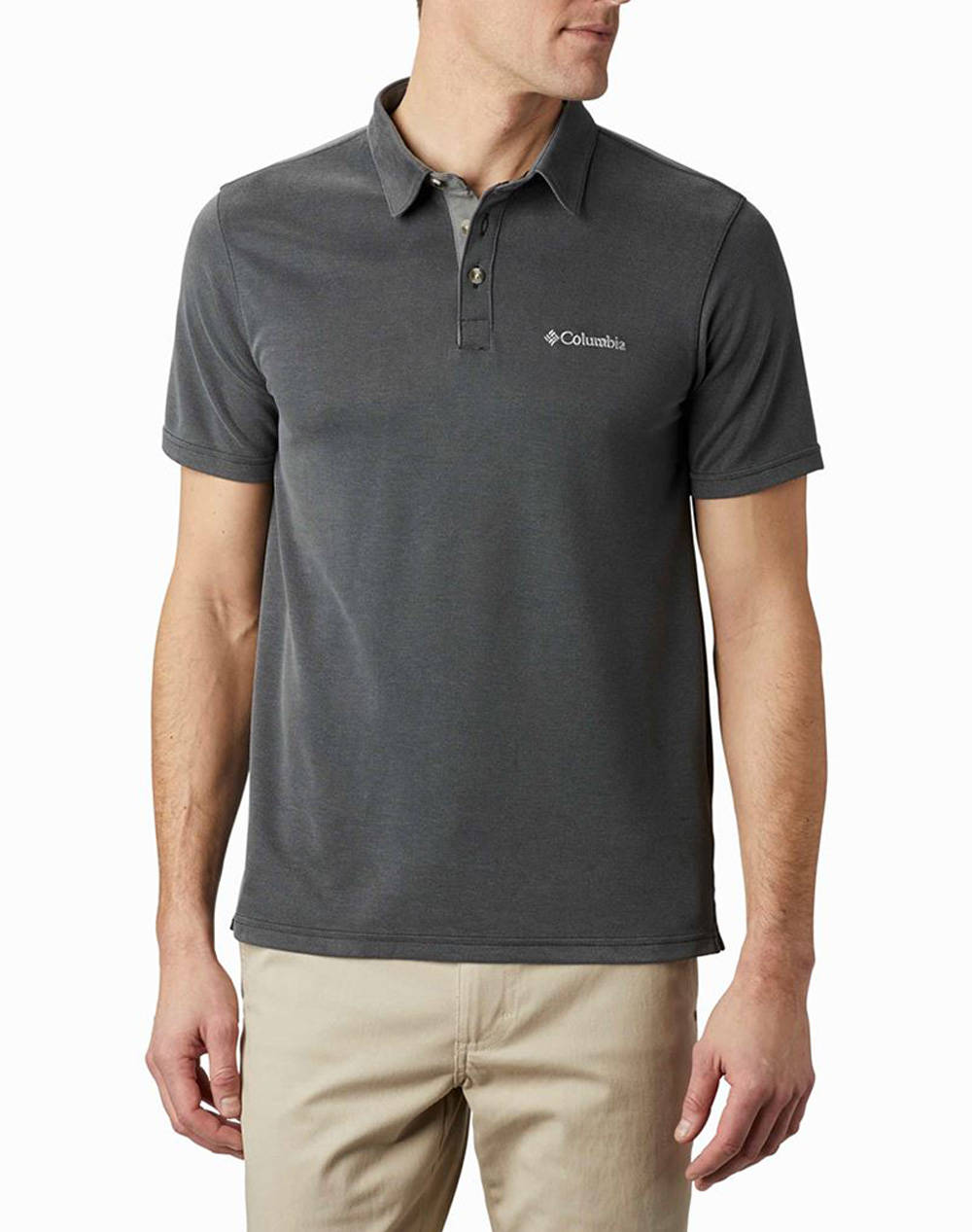 COLUMBIA COLUMBIA Ανδρικό Nelson Point™ Polo CE34-EO0035-011 DarkGray