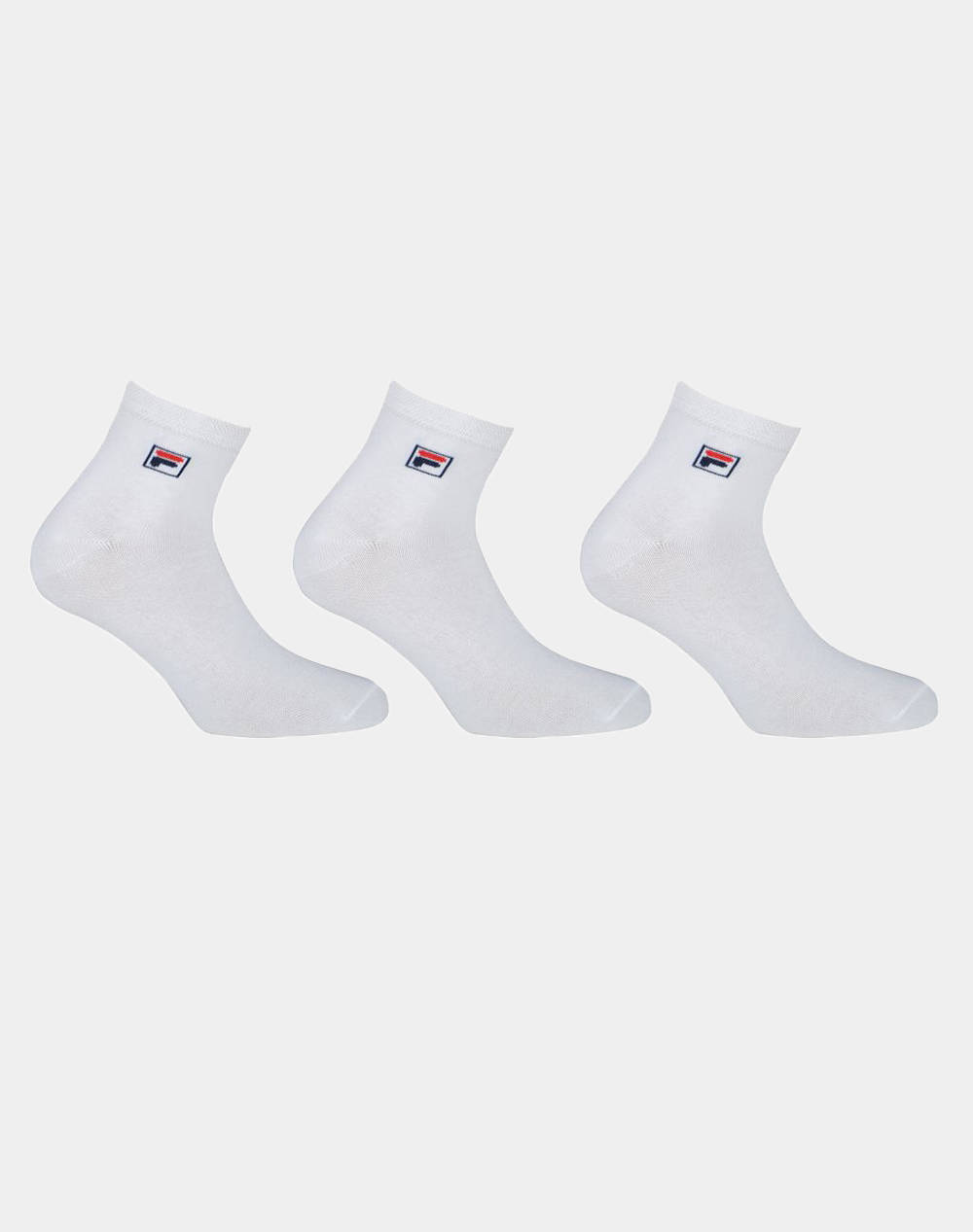 FILA F9303 Quarter Plain NOS 3Pairs SOCK F9303-300 White